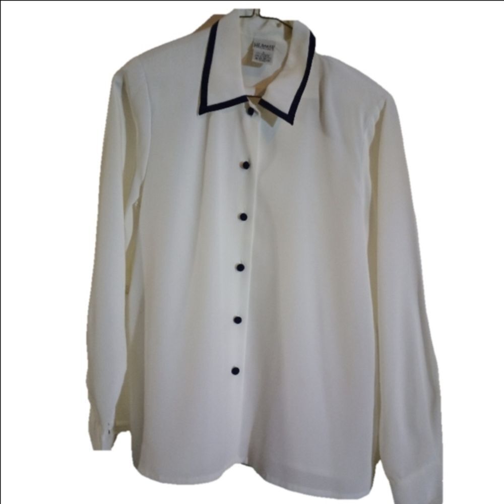 Liz Baker size 8 women's dressy blouse button down, various colors